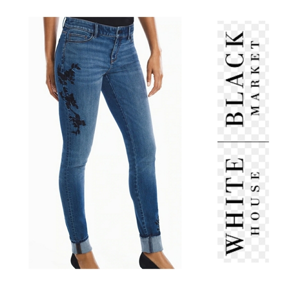 white black market jeans
